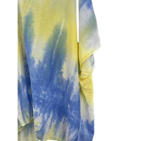 ODDY Flowy Tunic Blouse Tie Dye Small Medium Top Blouse - Picture 7 of 10